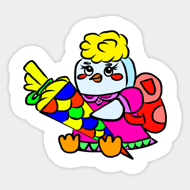 School start of school children school bag Sticker by KK-Royal